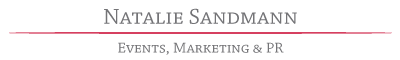 Natalie Sandmann | Events, Marketing & PR